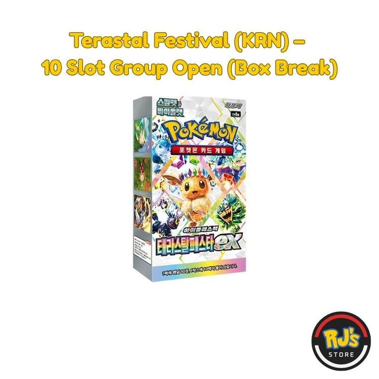 Terastal Festival (KRN) – 10 Slot Group Open (Box Break)